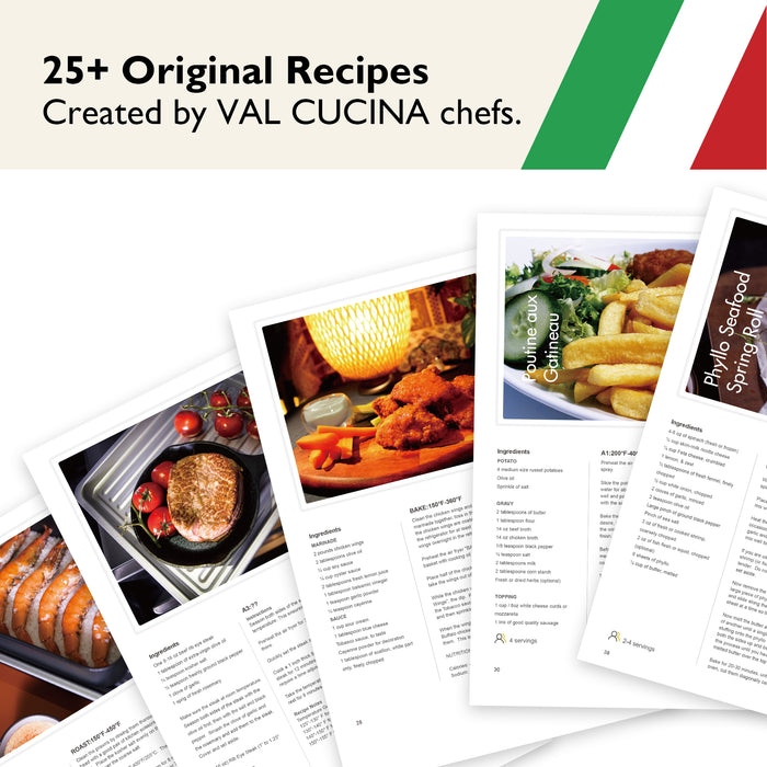 Val Cucina Italia Air Fryer Toaster Oven – 10-in-1 Combo