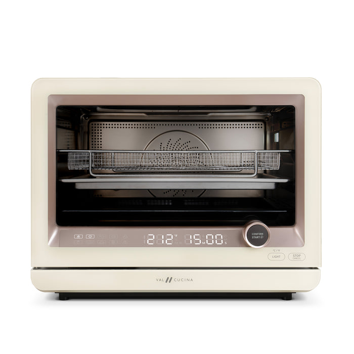 Val Cucina Milan Series 7-in-1 Steam Convection Oven – Cream White Finish