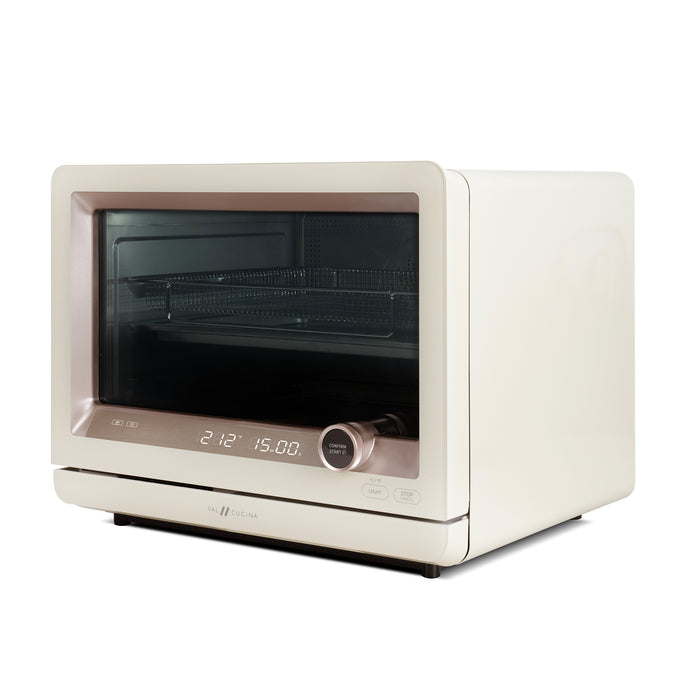 Val Cucina Milan Series 7-in-1 Steam Convection Oven – Cream White Finish