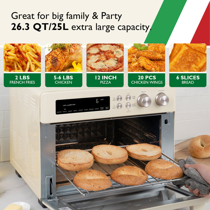 Val Cucina Italia Air Fryer Toaster Oven – 10-in-1 Combo