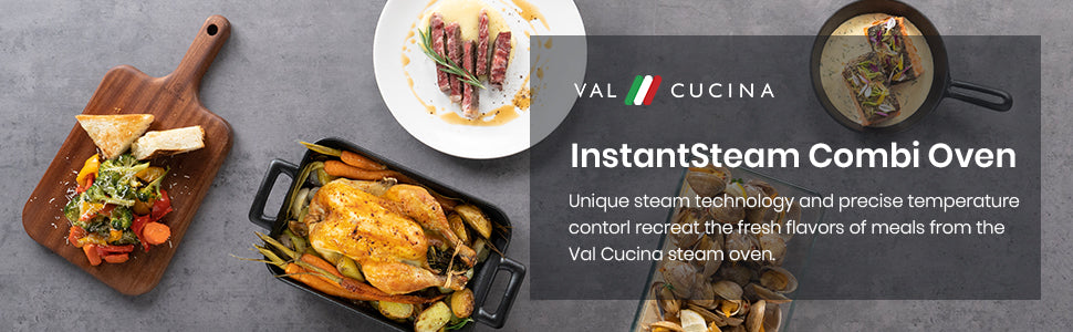 Val Cucina Milan Series 7-in-1 Steam Convection Oven – Matte Black Finish
