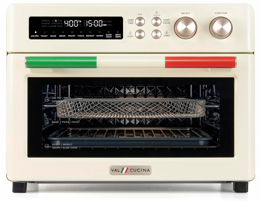 Val Cucina Italia Air Fryer Toaster Oven – 10-in-1 Combo