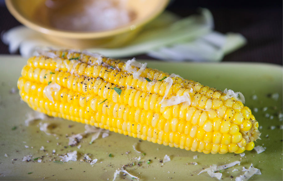 Roasted Corn with Cheese