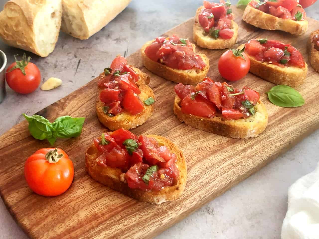 Air Fried Italian Bruschetta