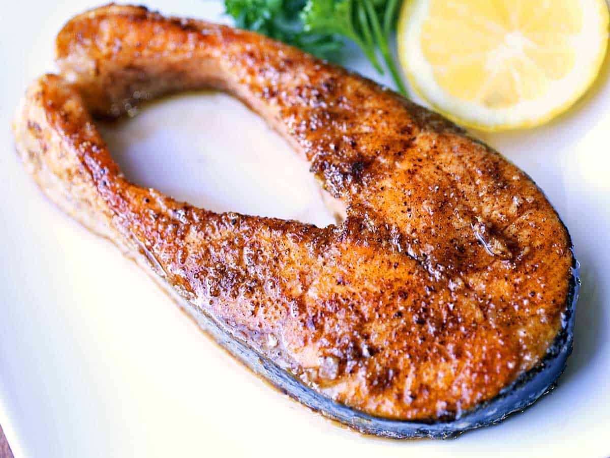 Air-Fried Steak of Fish