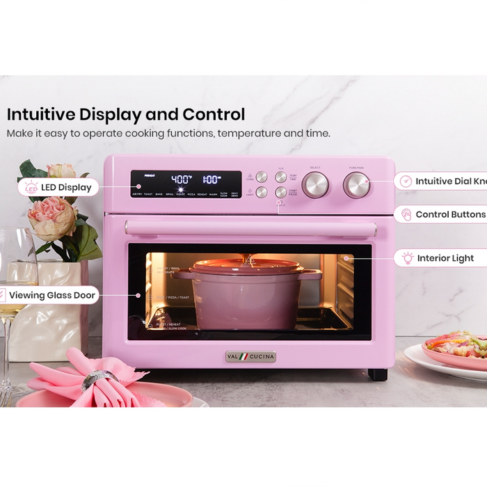 Discover the Charm of the Val Cucina Pink Toaster Oven