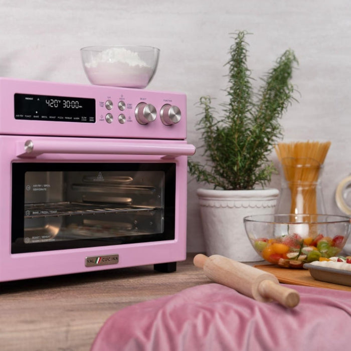The versatile appeal of the Val Cucina Roma pink air fryer for family kitchens