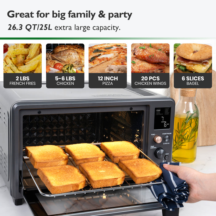 10-IN-1 SMART & CLEAN AIR FRYER TOASTER OVEN