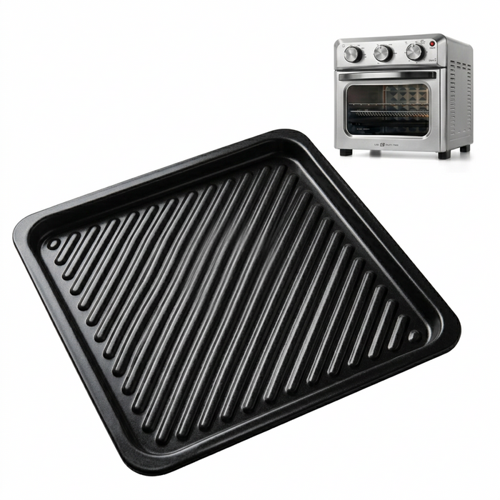 VAL CUCINA Air Fryer Enamel Baking Pan Replacement Parts Compatible with VCO12TM Air Fryer Toaster Oven (Enamel Baking Pan)