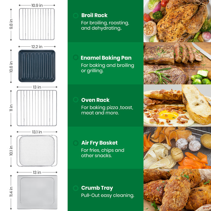 VAL CUCINA - Broil Rack, COMPATIBLE WITH TA-25C  VCO25RIB AIR FRYER OVEN (Copy)
