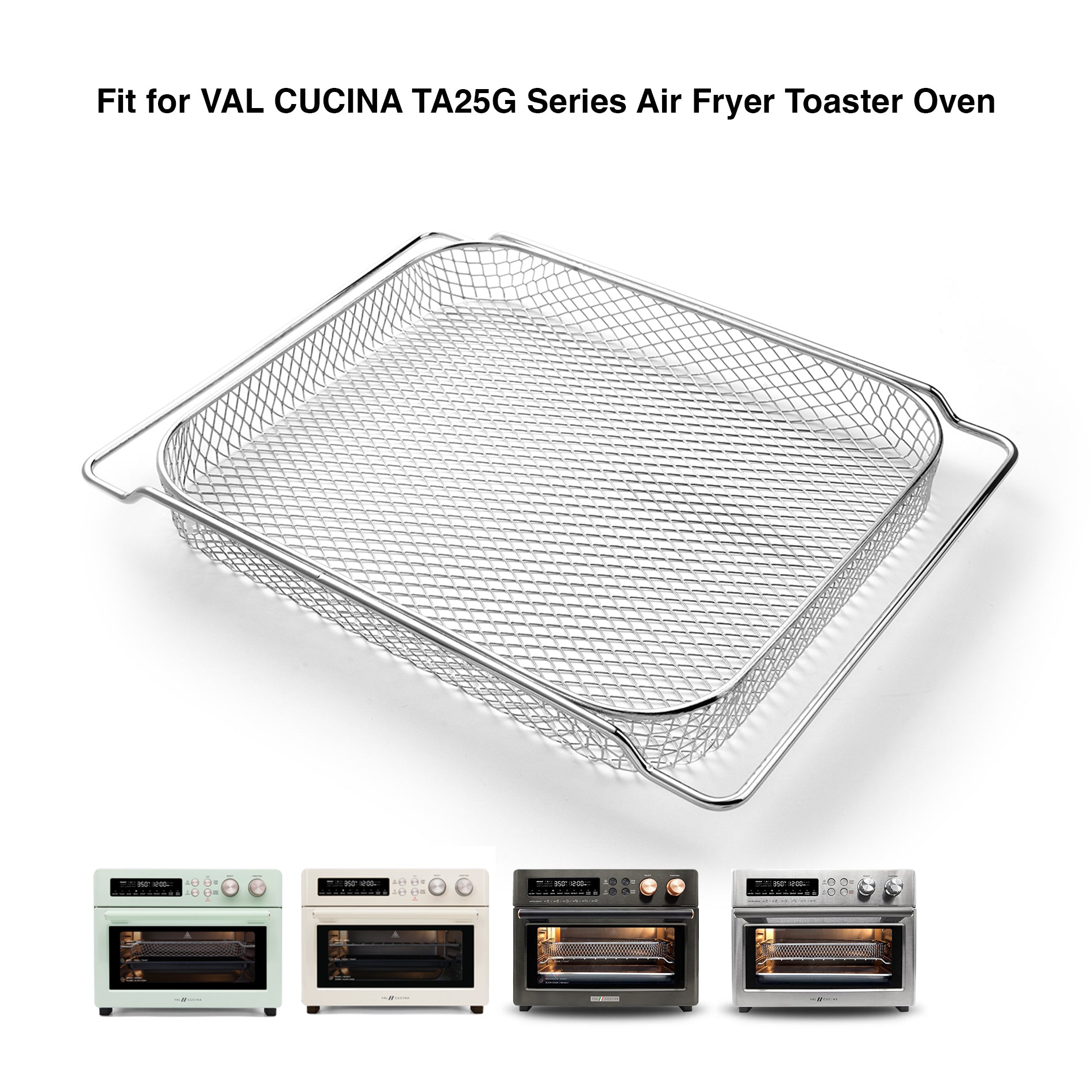 VAL CUCINA Enamel Baking Pan, Compatible with TA-25G Air Fryer Oven – Val  Cucina