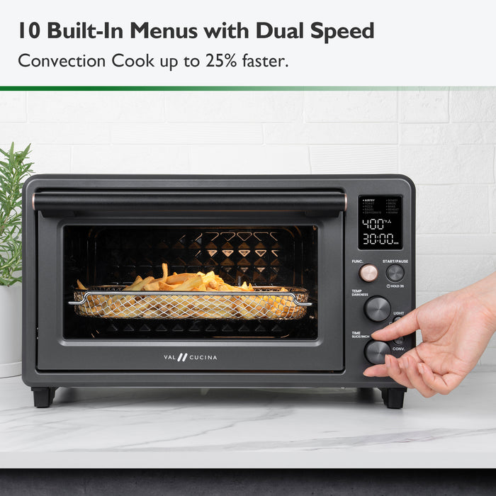 10-IN-1 SMART & CLEAN AIR FRYER TOASTER OVEN