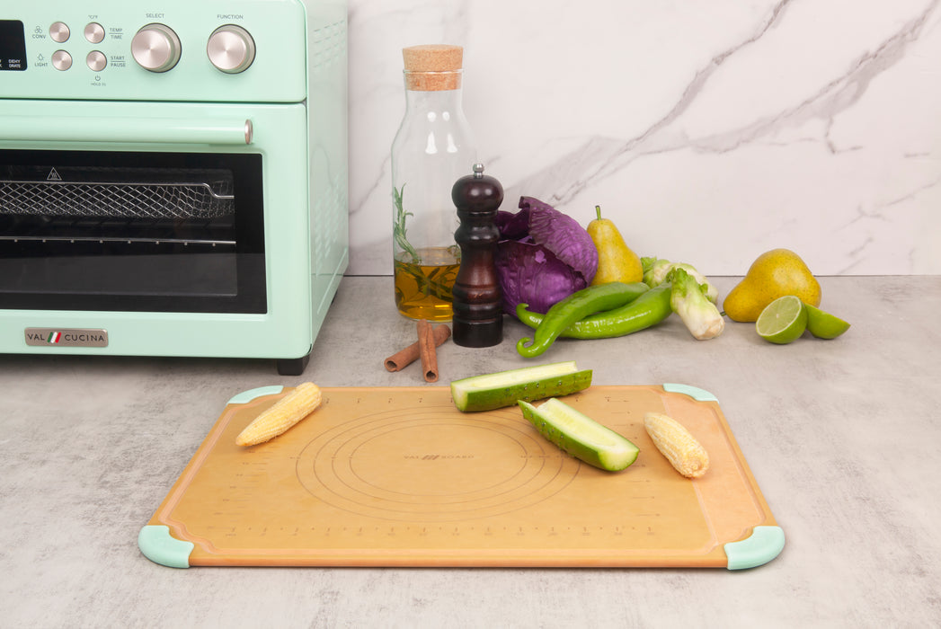 AIR FRYER TOASTER & OVEN & CUTTING PASTRY BOARD - HOT PINK