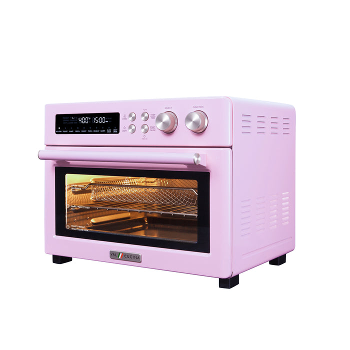 VAL CUCINA 10-IN-1 AIR FRYER TOASTER OVEN - CLASSIC PINK