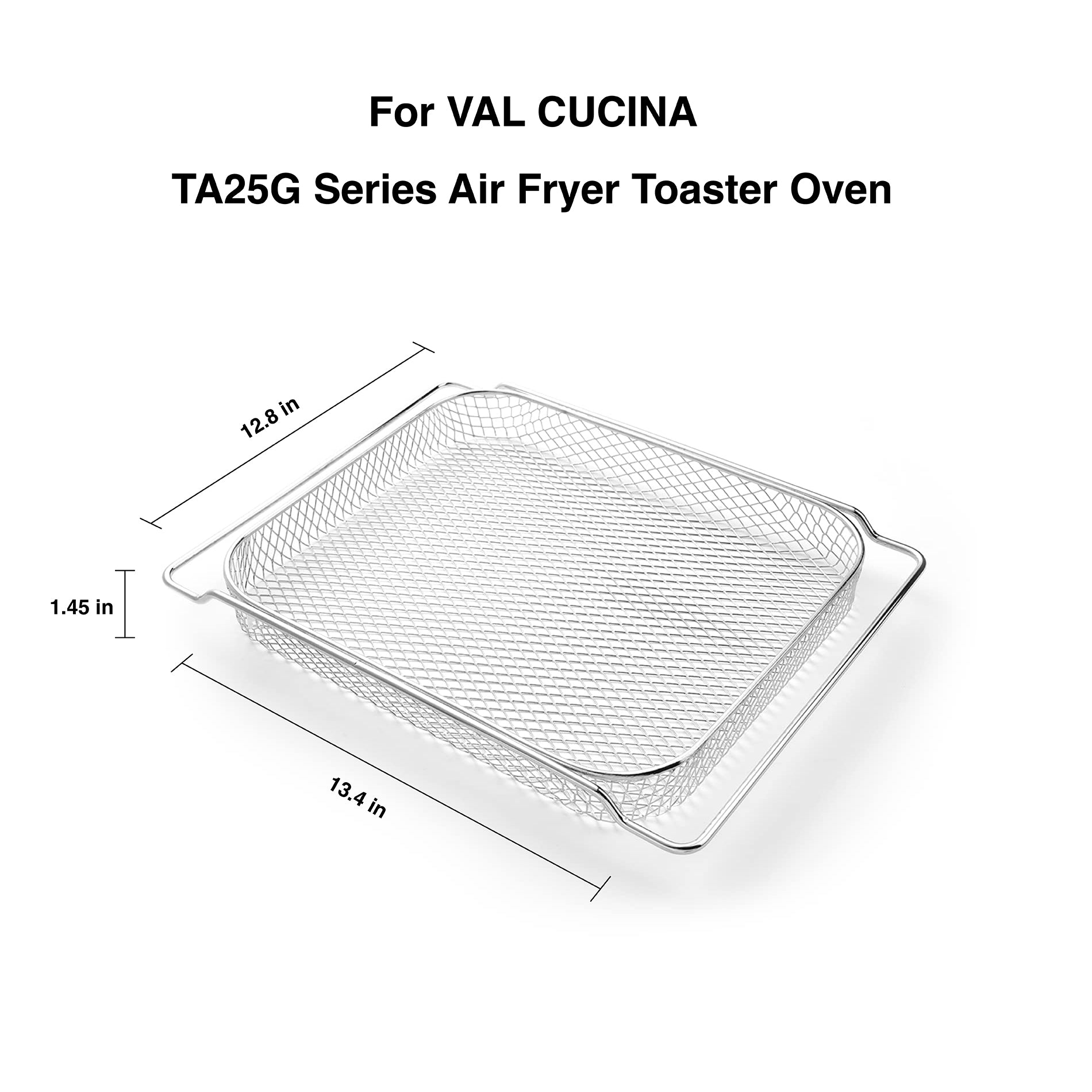 VAL CUCINA Air Fry Basket, Compatible with TA-25G Air Fryer Oven