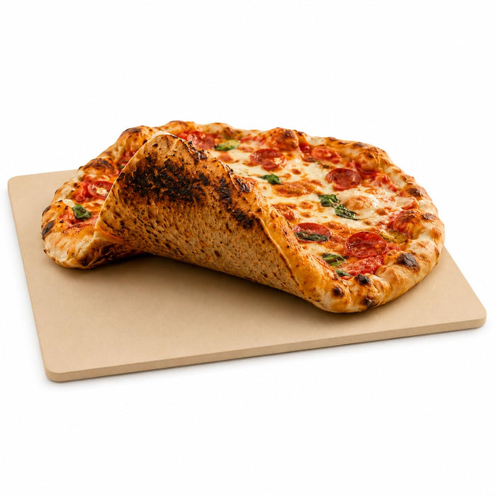 VAL CUCINA Pizza Stone 13×13 Inch, Baking Stone for Oven & Grill – Premium Cordierite Heat-Resistant Pizza Baking Stone for Crispy Crust, Pizza, Bread