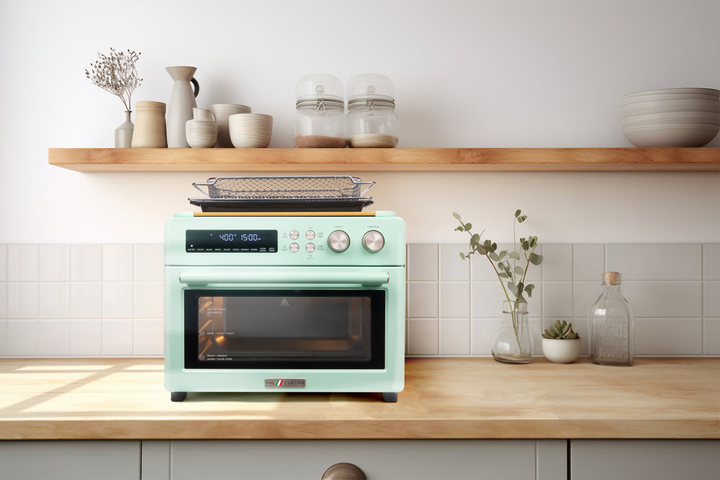 AIR FRYER TOASTER OVEN & CUTTING BOARD - ALMOND CREAM