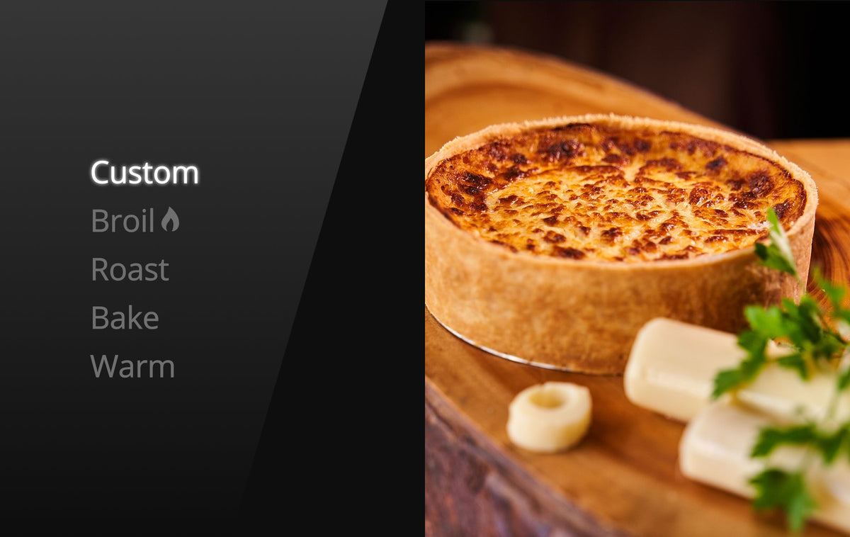Custom mode on the Val Cucina Pizza Oven