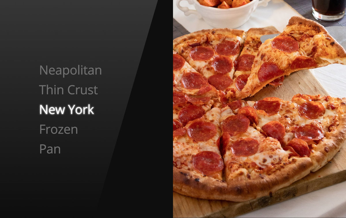 New York pizza mode on the Val Cucina Pizza Oven