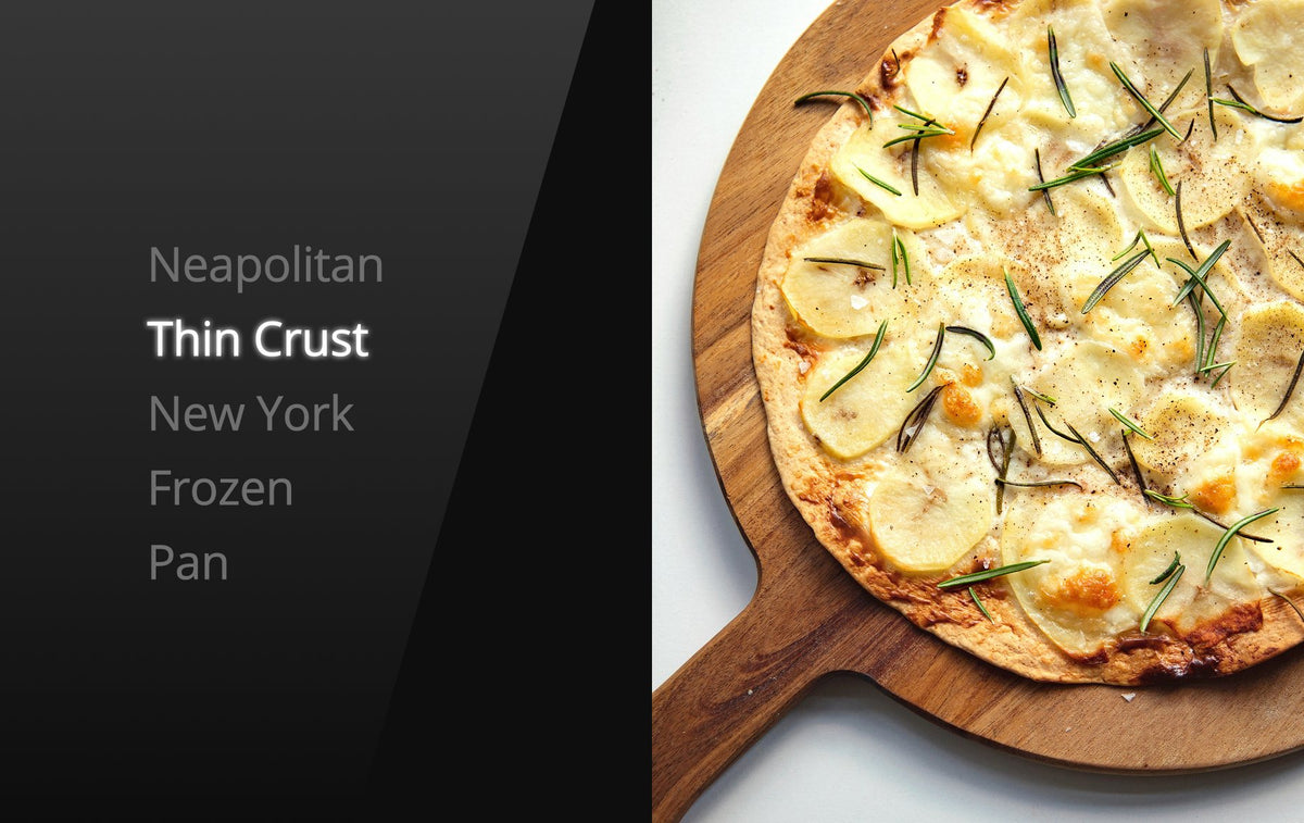 Thin Crust pizza mode on the Val Cucina Pizza Oven