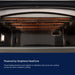 Graphene HeatCore heating elements glowing inside the Val Cucina Pizza Oven