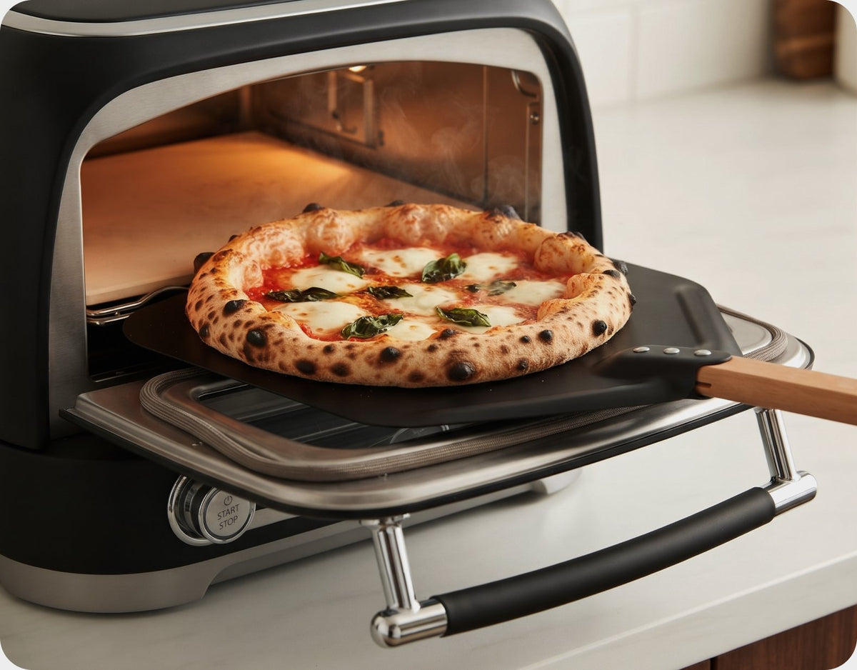 Even heat. Edge to edge.